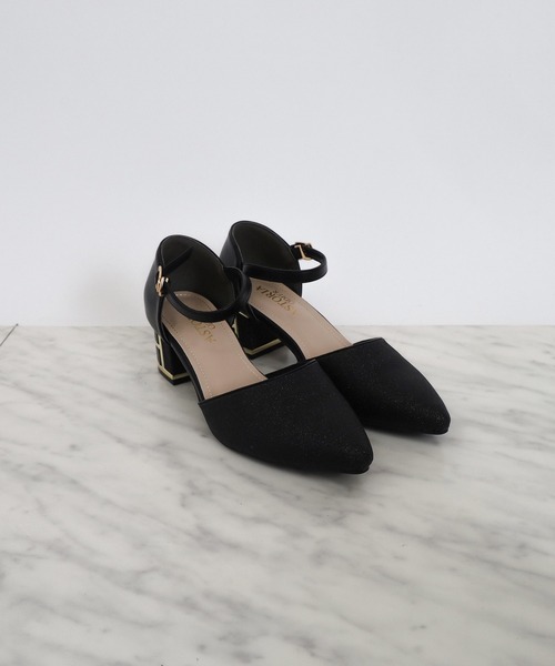 TRUDEA(トルディア)の「グリッターチャンキーヒールパンプス(パンプス・レディース・ゴールド/ブラック/シルバー・SMALL/MEDIUM/LARGE)」の14枚目の写真