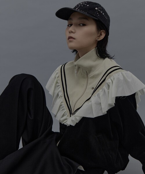 tanakadaisuke/タナカダイスケ】frill corduroy track jacket（その他