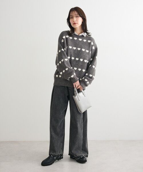 Green　Parks（グリーンパークス）の「ホワイトインナーレギュラーカラーシャツ（シャツ/ブラウス・レディース・オフホワイト/ストライプ・FREE）」の17枚目の写真