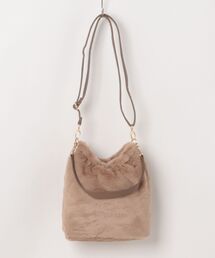 Right-on（ライトオン）の「【HONEYSUCKLE ROSE】フェイクファーワンショルダー（ショルダーバッグ・レディース）」