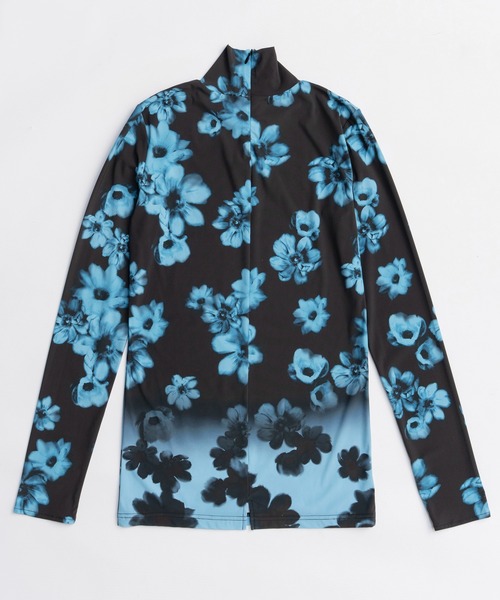 MAISON SPECIAL(メゾンスペシャル)の「Gradient Turtle Flower Top/グラデーションタートルフラワートップス(Tシャツ/カットソー・レディース・ピンク/ブラウン/ブラック・FREE)」の10枚目の写真