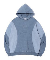 CRITIC | INCISION PIGMENT HOODIE BLUE(パーカー)