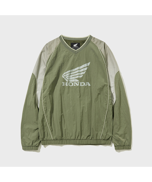 PHYPS MOTORCYCLE(フィップスモーターサイクル)の「Speed Track Solid nylon Long Sleeve Khaki(Tシャツ/カットソー・レディース・その他・SMALL/MEDIUM/LARGE/X-LARGE)」の1枚目の写真