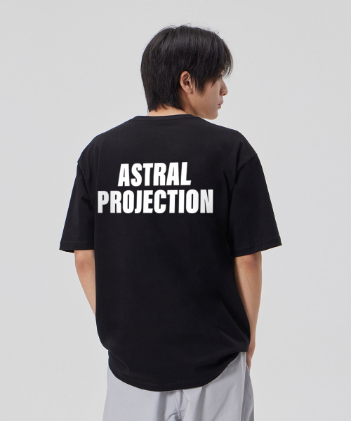 ASTRAL PROJECTION（アストラルプロジェクション）の「[シオソフィカルソサイエティ]コットンルーズフィット半袖Tシャツ_ブラック（Tシャツ/カットソー・メンズ・その他・LARGE/MEDIUM/X-LARGE/XX-LARGE）」の4枚目の写真