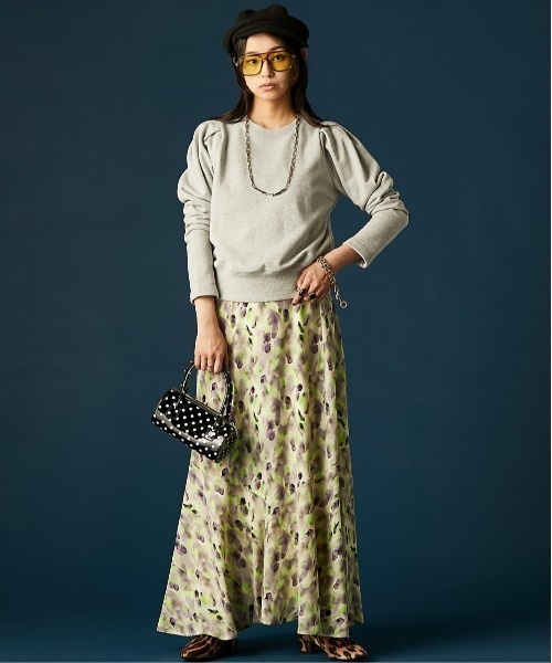 GEVS.（ジェイヴィス）の「プリントキャミソールワンピース＜大きいサイズ有＞GEVS.（ワンピース・レディース・ピンク系/グリーン系・M/L/LL/3L/4L/5L）」の16枚目の写真