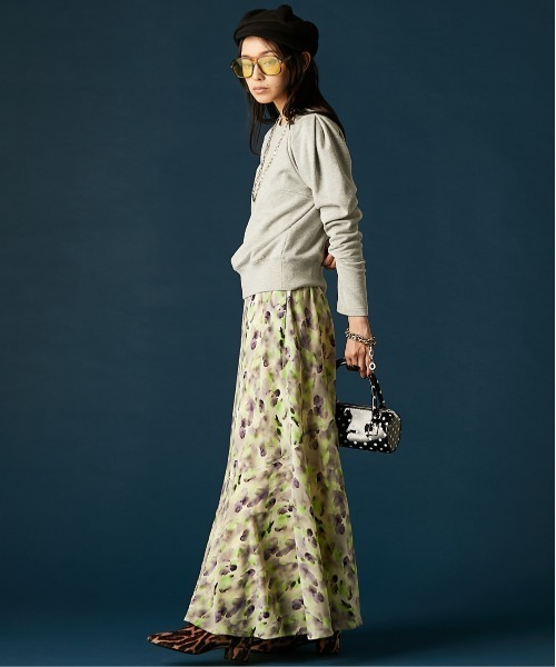 GEVS.（ジェイヴィス）の「プリントキャミソールワンピース＜大きいサイズ有＞GEVS.（ワンピース・レディース・ピンク系/グリーン系・M/L/LL/3L/4L/5L）」の18枚目の写真