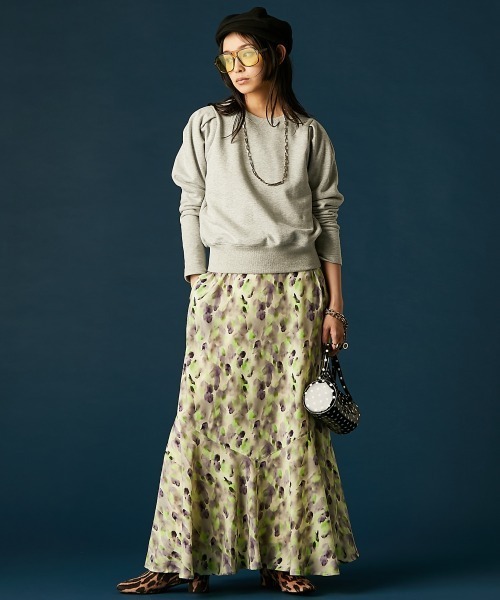 GEVS.（ジェイヴィス）の「プリントキャミソールワンピース＜大きいサイズ有＞GEVS.（ワンピース・レディース・ピンク系/グリーン系・M/L/LL/3L/4L/5L）」の19枚目の写真