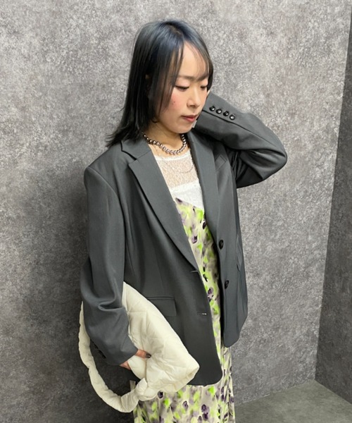 GEVS.(ジェイヴィス)の「プリントキャミソールワンピース<大きいサイズ有>GEVS.(ワンピース・レディース・ピンク系/グリーン系・M/L/LL/3L/4L/5L)」の10枚目の写真