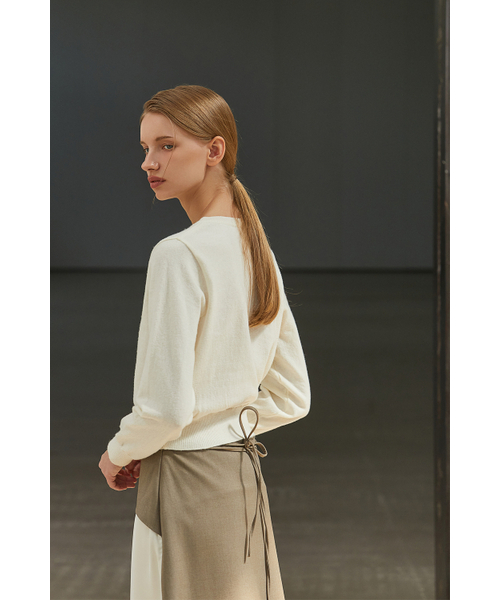 ANOETIC(アノエティック)の「MODIFY STRING SKIRT_BEIGE(スカート・レディース・ベージュ・SMALL/MEDIUM)」の4枚目の写真