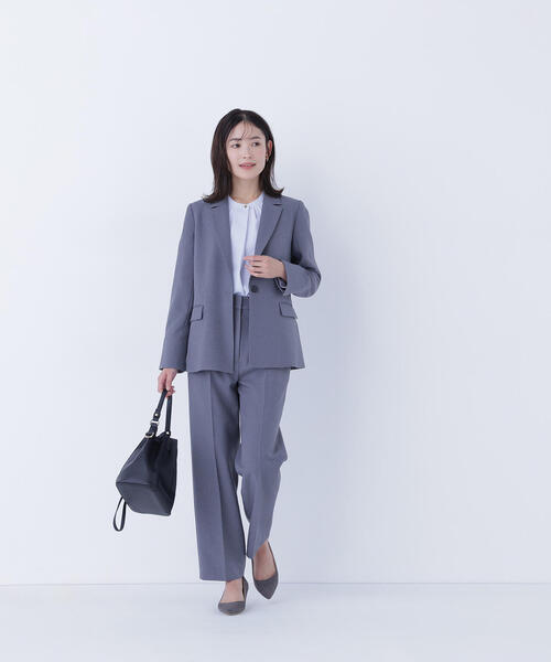 NATURAL BEAUTY BASIC（ナチュラルビューティーベーシック）の「◇フロントタックブラウス（シャツ/ブラウス・レディース・ブルー/ライトグリーン/ベージュ/オフホワイト・SMALL/MEDIUM）」の22枚目の写真