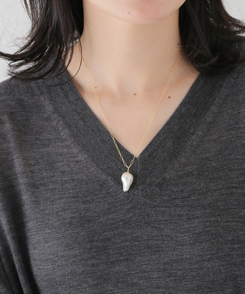 Spick & Span（スピックアンドスパン）の「jour couture / ジュール クチュール バロックパール 2WAYネックレス（ネックレス・レディース・ホワイト・FREE）」の7枚目の写真