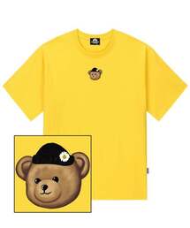 ビーニーベアロゴTシャツ - イエロー