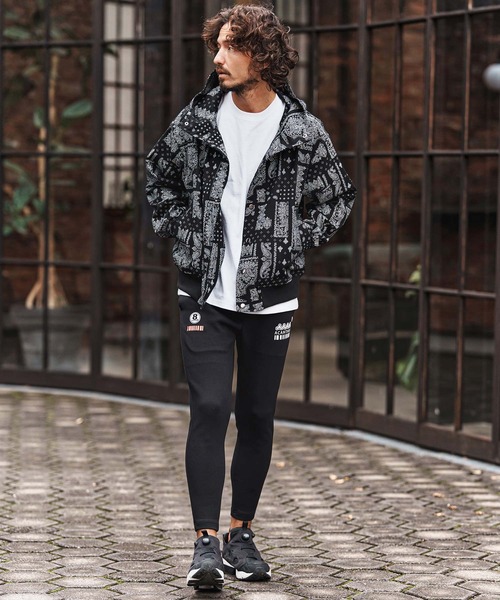 felkod（フィルコッド）の「mpa4012-Bandana Pattern Parka パーカー(F26S130)（パーカー・メンズ・ホワイト/ブラック・S/M/L）」の6枚目の写真