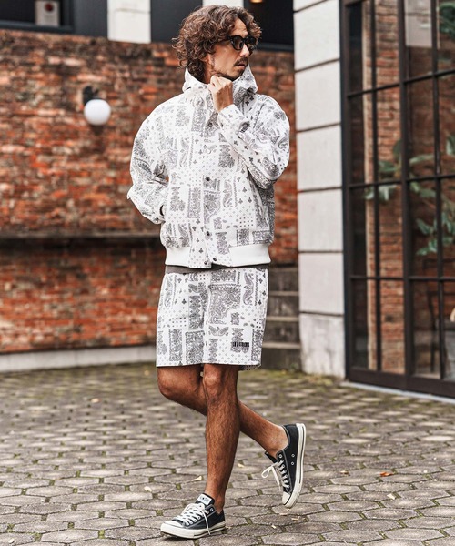 felkod（フィルコッド）の「mpa4012-Bandana Pattern Parka パーカー(F26S130)（パーカー・メンズ・ホワイト/ブラック・S/M/L）」の12枚目の写真