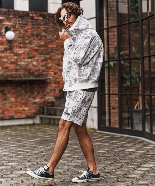 felkod（フィルコッド）の「mpa4012-Bandana Pattern Parka パーカー(F26S130)（パーカー・メンズ・ホワイト/ブラック・S/M/L）」の13枚目の写真