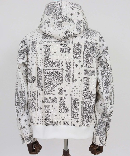 felkod（フィルコッド）の「mpa4012-Bandana Pattern Parka パーカー(F26S130)（パーカー・メンズ・ホワイト/ブラック・S/M/L）」の15枚目の写真