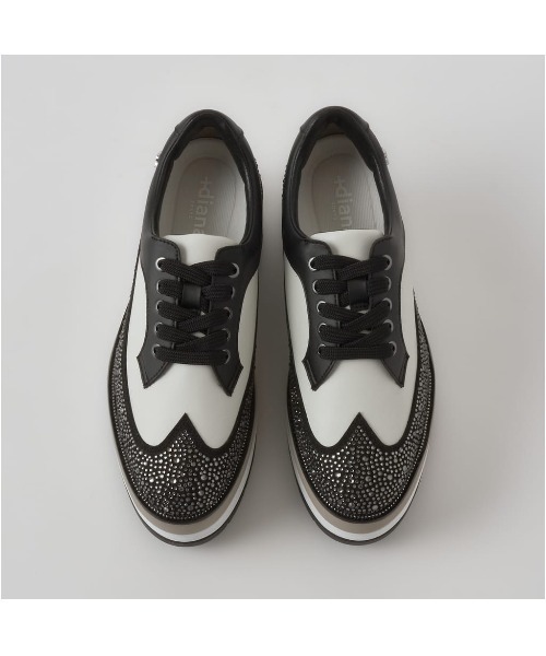 +diana（プラスダイアナ）の「【Premiumline】 ウィングチップスニーカー（スニーカー・レディース・アイボリー/ブラック/ホワイト・23.5cm/23.0cm/22.5cm/22.0cm/25.0cm/24.5cm/24.0cm）」の20枚目の写真