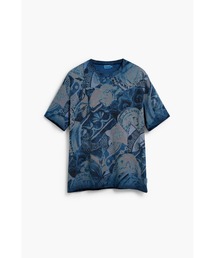 セール】ジオメトリック グラフィック ロングTシャツ（Tシャツ