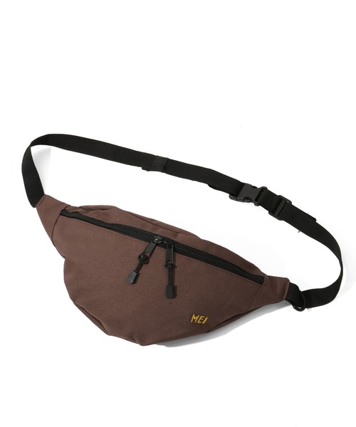 MEI（メイ）の「【MEI/メイ】STANDARD MOON SHOULDER/ロゴ刺繍 ショルダーバッグ ボディバッグ（ボディバッグ/ウエストポーチ・メンズ・ネイビー/ベージュ/ダークグリーン/グレー/サックスブルー/ブラック/バーガンディー/オリーブドラブ/ブラウン・FREE）」の3枚目の写真