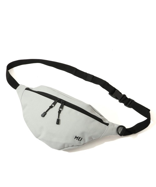 MEI（メイ）の「【MEI/メイ】STANDARD MOON SHOULDER/ロゴ刺繍 ショルダーバッグ ボディバッグ（ボディバッグ/ウエストポーチ・メンズ・ネイビー/ベージュ/ダークグリーン/グレー/サックスブルー/ブラック/バーガンディー/オリーブドラブ/ブラウン・FREE）」の2枚目の写真
