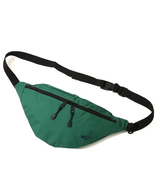 MEI（メイ）の「【MEI/メイ】STANDARD MOON SHOULDER/ロゴ刺繍 ショルダーバッグ ボディバッグ（ボディバッグ/ウエストポーチ・メンズ・ネイビー/ベージュ/ダークグリーン/グレー/サックスブルー/ブラック/バーガンディー/オリーブドラブ/ブラウン・FREE）」の5枚目の写真