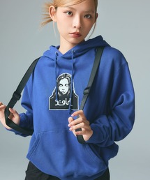 X-girl | FACE PATCH SWEAT HOODIE(パーカー)