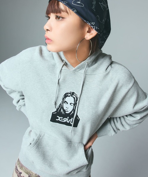 FACE PATCH SWEAT HOODIE（パーカー）｜X-girl（エックスガール）の