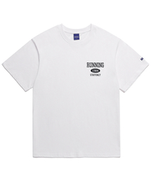 RUNING SMALL LOGO TEE (WHITE-BLACK)