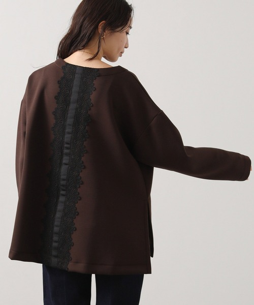 Gready Brilliant(グレディブリリアン)の「ダンボール後レースカットソー(Tシャツ/カットソー・レディース・チャコールグレー/ブラウン・38)」の19枚目の写真