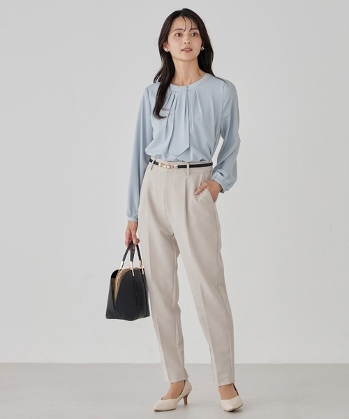 a.v.v（アーヴェヴェ）の「パール調ビットベルト（ベルト・レディース・ブラック/アイボリー・38）」の8枚目の写真