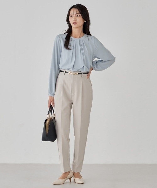 a.v.v（アーヴェヴェ）の「パール調ビットベルト（ベルト・レディース・ブラック/アイボリー・38）」の7枚目の写真