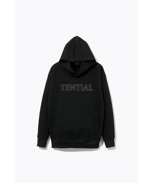 TENTIAL(テンシャル)の「テックスウェット プルフーディー Big Logo(Tシャツ/カットソー・メンズ・ブラウン/ブラック・SMALL/MEDIUM/LARGE/X-LARGE/XX-LARGE)」の5枚目の写真