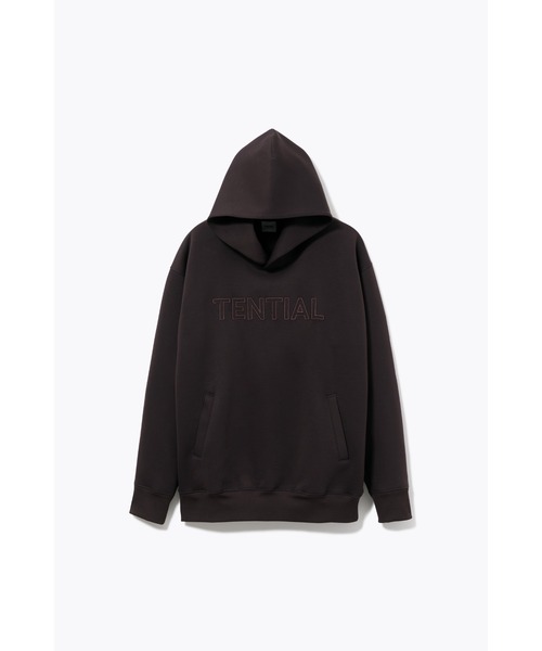 TENTIAL(テンシャル)の「テックスウェット プルフーディー Big Logo(Tシャツ/カットソー・メンズ・ブラウン/ブラック・SMALL/MEDIUM/LARGE/X-LARGE/XX-LARGE)」の6枚目の写真