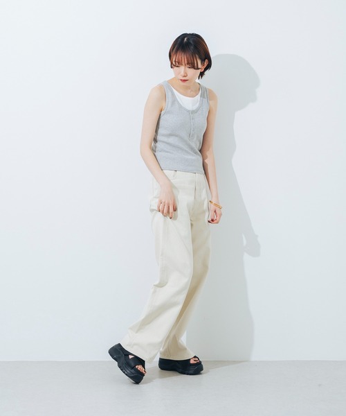 EVOL（イーボル）の「【XS-LLサイズ展開・柔らかい】厚底パデットクロスサンダル JA5966（サンダル・レディース・ホワイト/ブラック・LL/L/M/S/XS）」の5枚目の写真