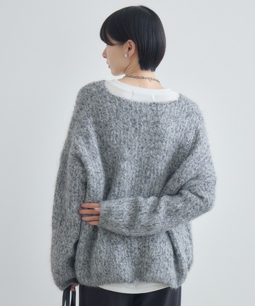 Paradise Picnic（パラダイスピクニック）の「カラーネップニット（ニット/セーター・レディース・オレンジ/ブルー/グレー・FREE）」の20枚目の写真