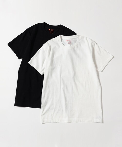 HANES(ヘインズ)の「【別注】Hanes / Mix Japan Fit 2Pack T-shirts(インナーウェア/肌着・メンズ・その他・SMALL/LARGE/MEDIUM/X-LARGE)」の3枚目の写真