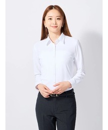 Perfect Suit FActory | 【完全ノンアイロン】アイシャツブラウス　無地　レギュラー　ホワイト(ビジネスシャツ)