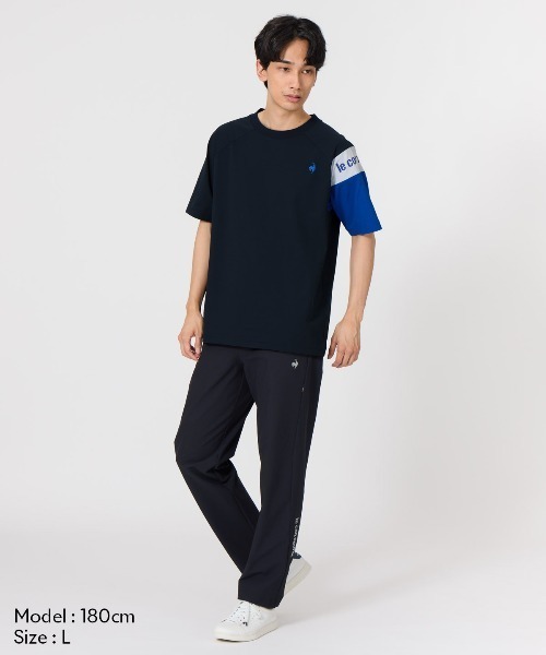 le coq sportif(ルコックスポルティフ)の「【はっ水/遮熱】サンスクリーンクロスパンツ(その他パンツ・メンズ・ブラック/ネイビー・M/XL/XXL/L/S)」の4枚目の写真