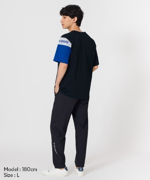 le coq sportif(ルコックスポルティフ)の「【はっ水/遮熱】サンスクリーンクロスパンツ(その他パンツ・メンズ・ブラック/ネイビー・M/XL/XXL/L/S)」の5枚目の写真