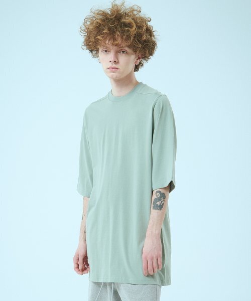 ATTENTIONROW(アテンションロー)の「22SS04AT014アイレットバイオオーバーフィットバンパルティ(ライトカーキ)(Tシャツ/カットソー・メンズ・その他・1/2)」の1枚目の写真
