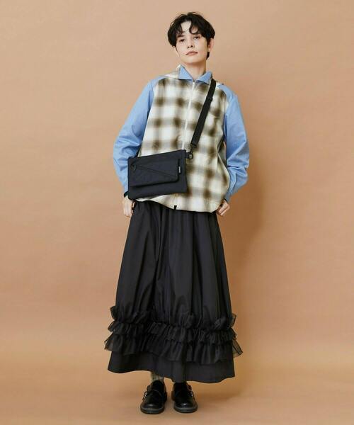 FRAPBOIS（フラボア）の「フラップサコッシュ２（ショルダーバッグ・レディース・ベージュ系その他/ブラック系その他/ブラック・FREE）」の10枚目の写真