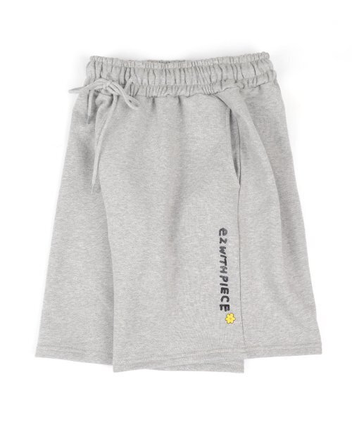PIECEMAKER（ピースメーカー）の「[EZwithPIECE] EWP SWEAT SHORTS (GREY)（その他パンツ・レディース・その他・M/L）」の2枚目の写真