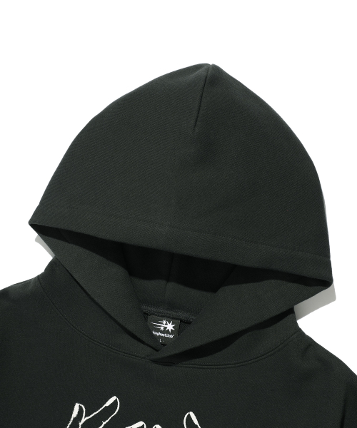 NICE GHOST CLUB(ナイスゴーストクラブ)の「BLIND MANIAC HOODIE_BLACK(NG2EFUM407A)(パーカー・レディース・ブラック・S/M)」の3枚目の写真