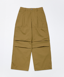 SSO-M（ソエム）の「エアダブルワイドパンツ（Grey Label）_ブラウン（スウェットパンツ）」