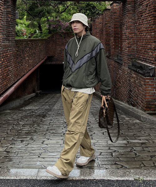 SSO-M(ソエム)の「エアダブルワイドパンツ(Grey Label)_ブラウン(スウェットパンツ・メンズ・その他・S/M/L/XL)」の5枚目の写真