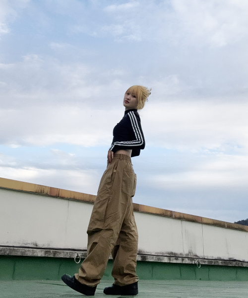 SSO-M(ソエム)の「エアダブルワイドパンツ(Grey Label)_ブラウン(スウェットパンツ・メンズ・その他・S/M/L/XL)」の7枚目の写真