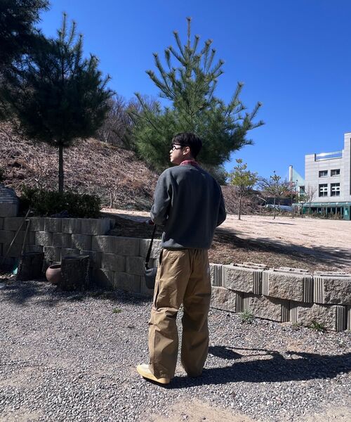 SSO-M(ソエム)の「エアダブルワイドパンツ(Grey Label)_ブラウン(スウェットパンツ・メンズ・その他・S/M/L/XL)」の12枚目の写真
