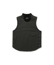 NICE GHOST CLUB（ナイスゴーストクラブ）の「FLEECE BULLET PROOF VEST_CHARCOAL(NG2EFUB990A)（ベスト）」