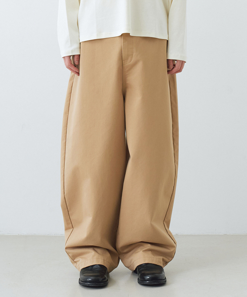 Big Unionの「クラシックビッグバギーチノパンツ(ベージュ)(その他パンツ・メンズ・その他・S/M/L)」の1枚目の写真