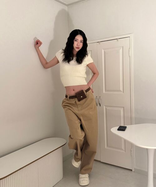 Big Unionの「クラシックビッグバギーチノパンツ(ベージュ)(その他パンツ・メンズ・その他・S/M/L)」の14枚目の写真